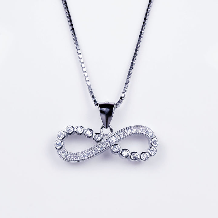 iced out infinity pendant without chain