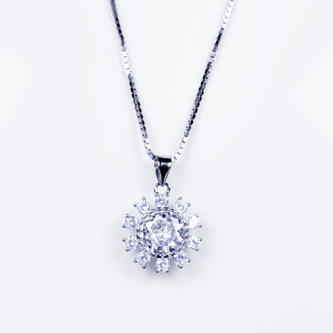 sun flake pendant without chain