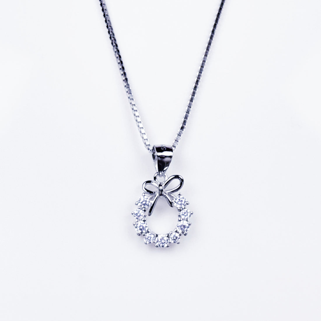 Silver xmas pendant without chain