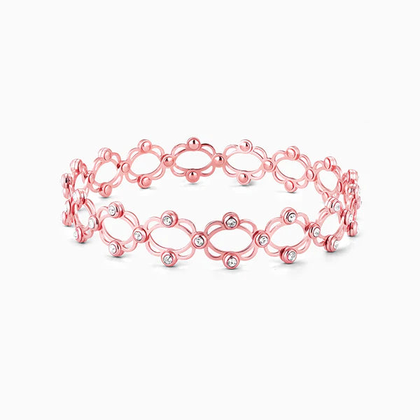 Rose gold 2-in-1 bracelet in ring