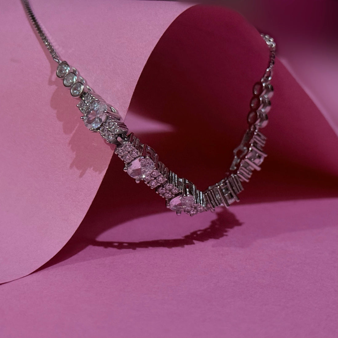 Silver adjustable cuban bracelet