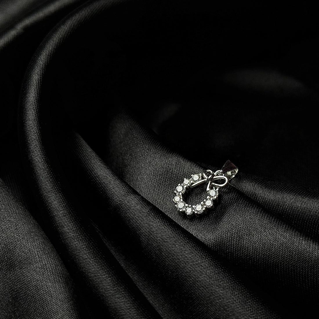 Silver xmas pendant without chain