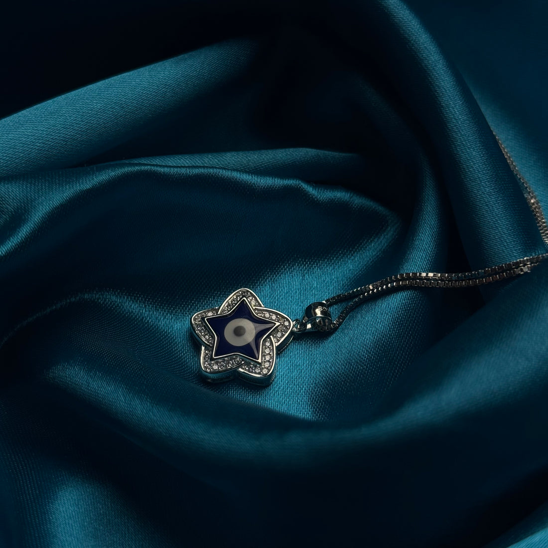 star evil eye pendant without chain