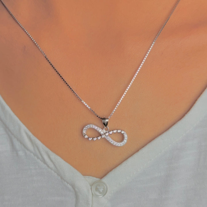 iced out infinity pendant without chain