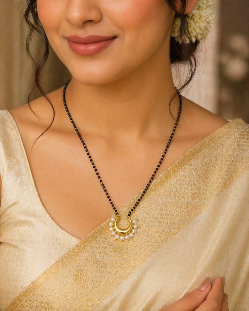 Handmade Chandrakor mangalsutra
